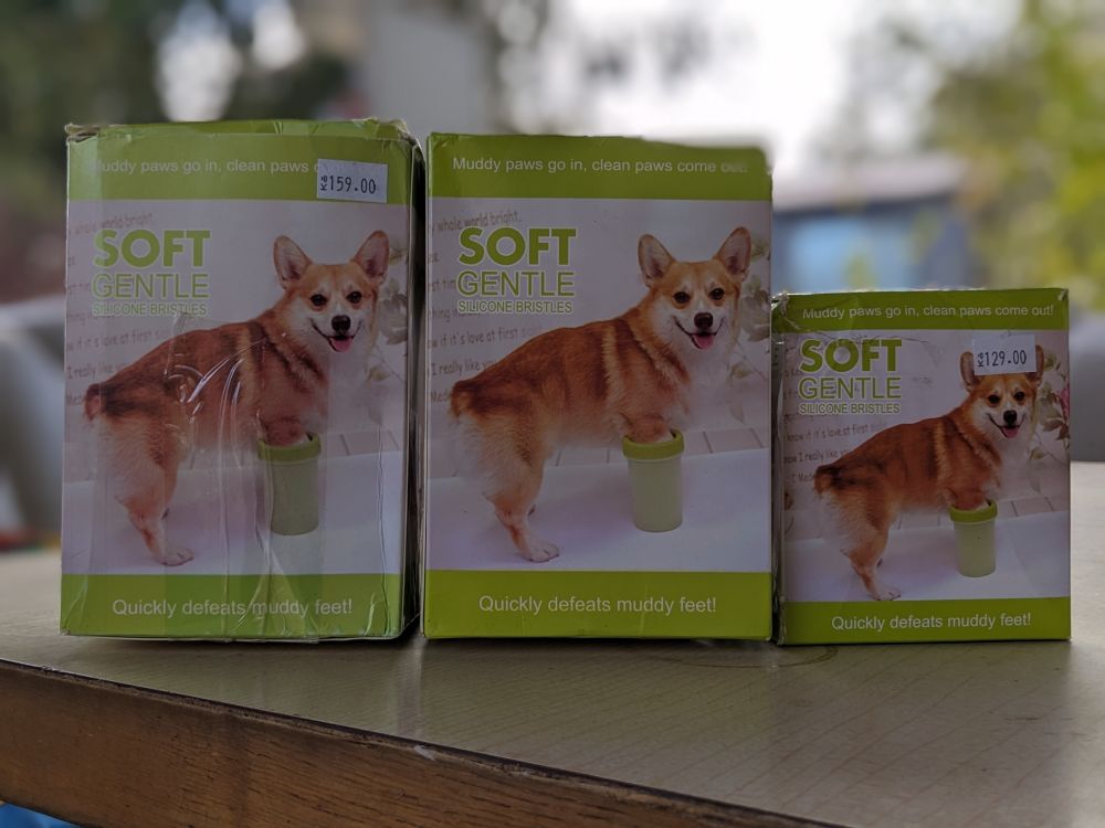 Silikonový čistič na tlapky velký