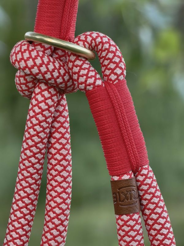 Polostahovací obojek z pevného lana